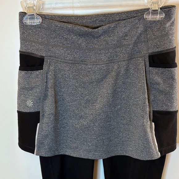 Athleta Gray and Black Skort Leggings - Picture 5 of 5